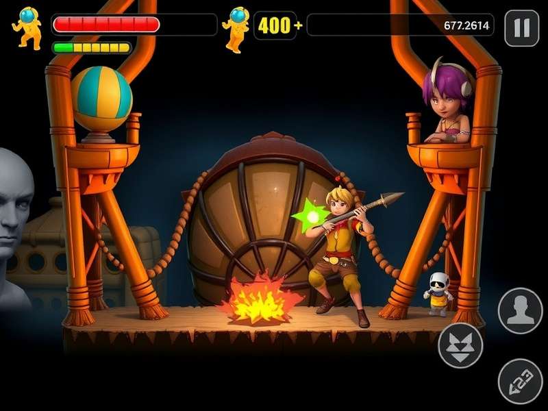 Indian Gamers Playing Vicious Vault Victory